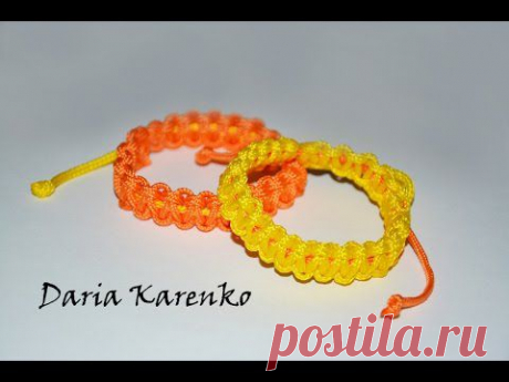 Браслет из шнура. Мастер-класс | razpetelka.ru