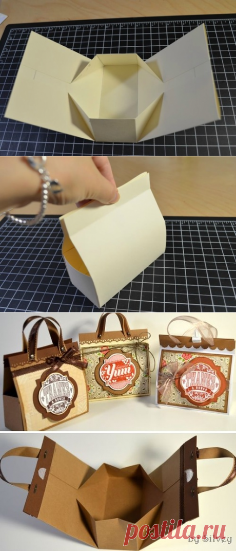 Бумажная мини-сумочка - Домашний hand-made