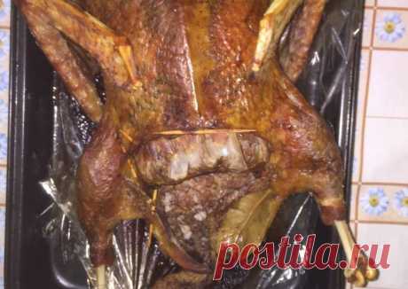 Утка 🦆 с гречкой запечённая в духовке🖤 Автор рецепта Аслан Аутлев - Cookpad