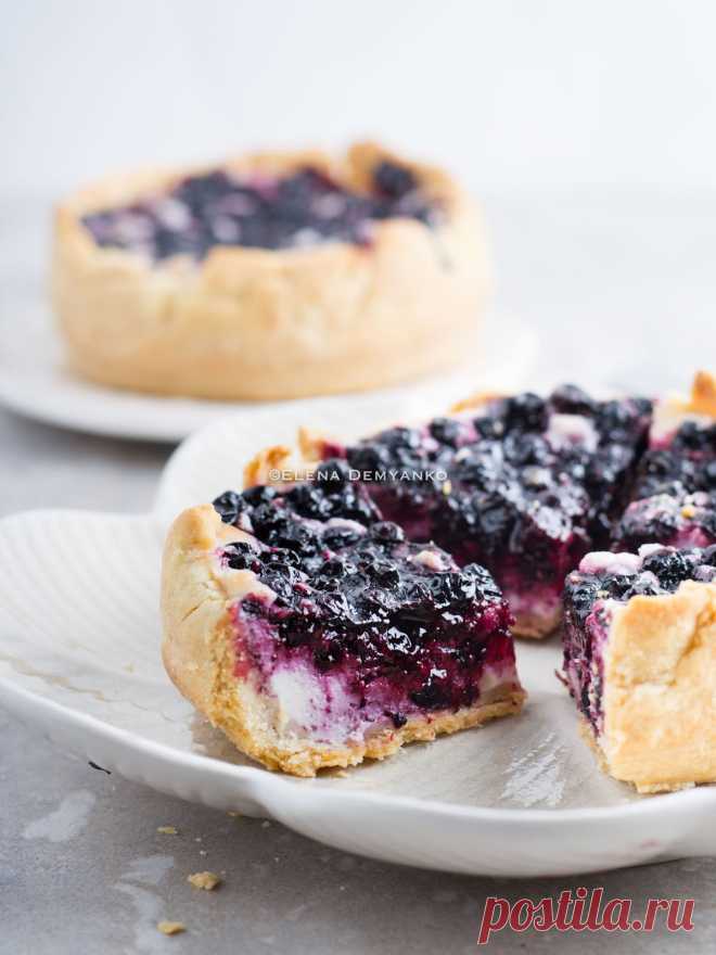 Elena Demyanko: Нежный черничный пирог со сливочным сыром / Blueberry Cream Cheese Pie