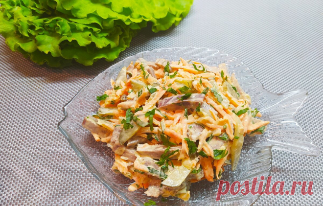 Салат, который готовлю чаще других (ну очень вкусно) | Эйфория. | Яндекс Дзен