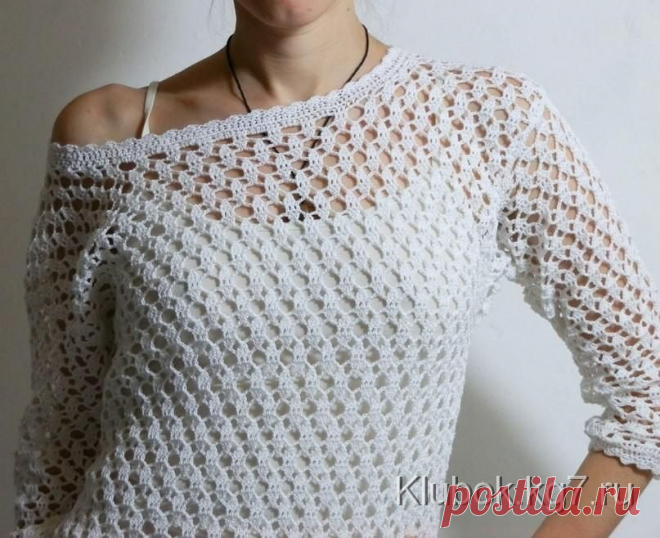 Ажурная кофточка | Клубок