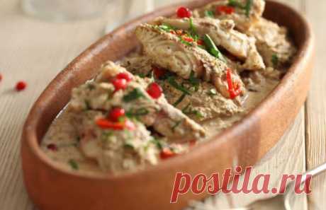 Сациви с курицей по грузински, простой рецепт