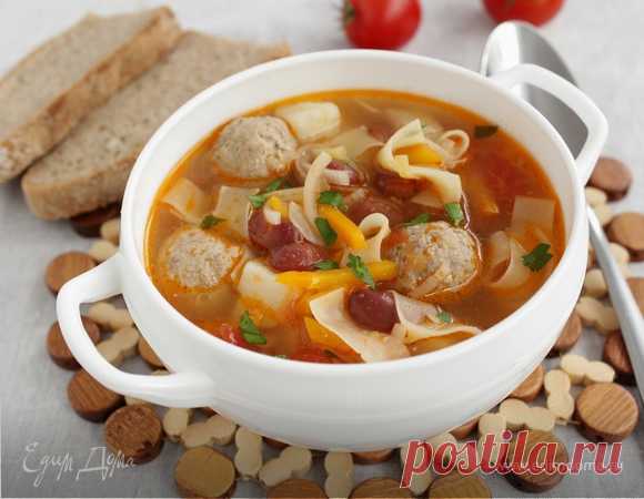 Наваристый суп с фрикадельками и овощами | Официальный сайт кулинарных рецептов Юлии Высоцкой