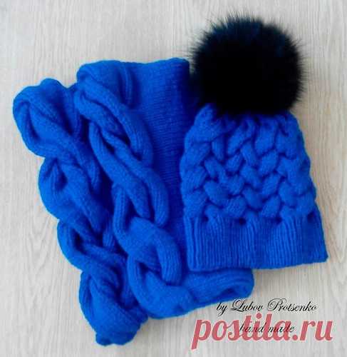 Каждой красавице свои косы - шапки спицами