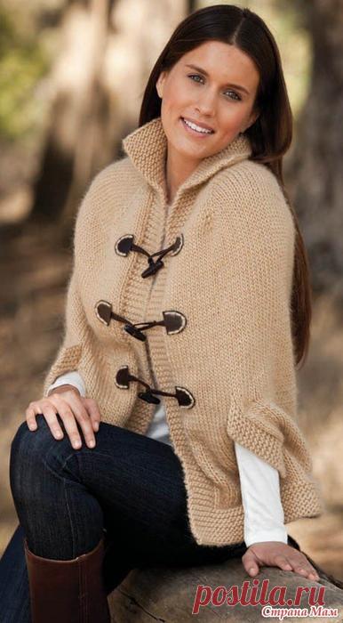 Вяжем женское пончо,накидки,палантины спицами. | Записи в рубрике Вяжем женское пончо,накидки,палантины спицами. | Петелькин Сундучок со Сказками.