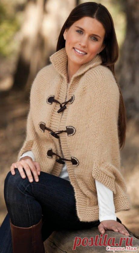 Вяжем женское пончо,накидки,палантины спицами. | Записи в рубрике Вяжем женское пончо,накидки,палантины спицами. | Петелькин Сундучок со Сказками.