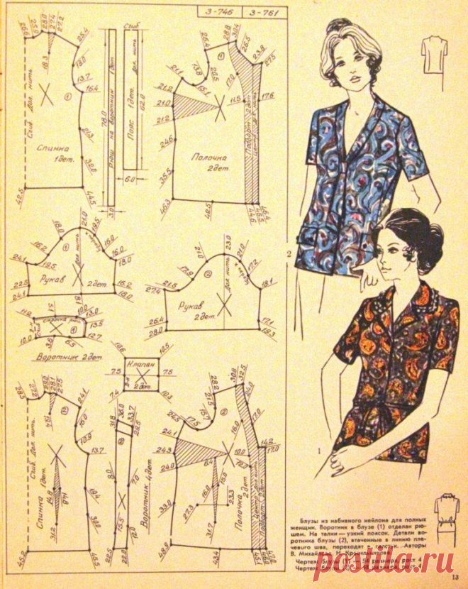 12 выкроек - блузки, туники и топы для дам с пышными формами! Размеры от 52 до 58. | Юлия Жданова | Яндекс Дзен