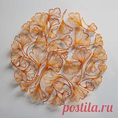 Изящная вышивка от австралийской рукодельницы Meredith Woolnough