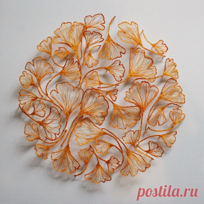 Изящная вышивка от австралийской рукодельницы Meredith Woolnough