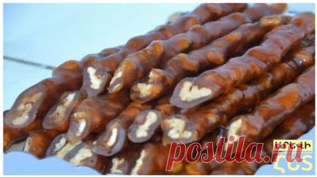 Շարոց - How to Make Armenian Sharots .Քաղցր Սուջուխի պատրաստման բաղադրատոմսը.СЛАДКИЙ СУДЖУХ