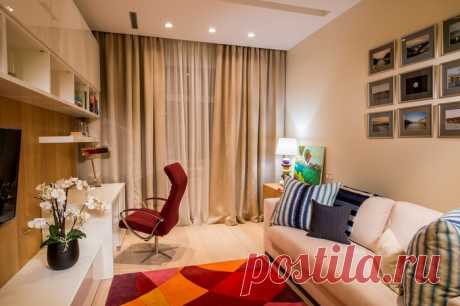 Яркая квартира в Москве площадью 90 м²