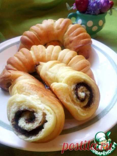 Рогалики с какао - кулинарный рецепт