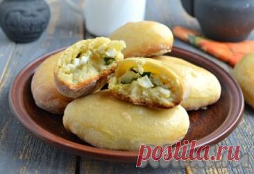Быстрые пирожки на кефире с зеленым луком и яйцами: +6 отзывов и 17 фото в рецепте