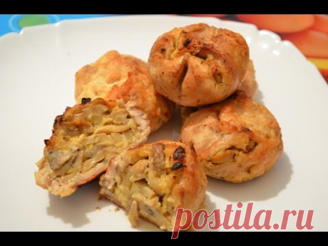 Как приготовить куриное филе (рецепт куриные бомбочки). - YouTube