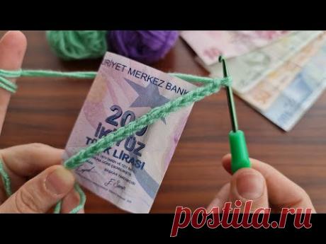Beautiful Very Useful Knitting Bag Making - Çok Kullanışlı Örgü Torba Yapımı