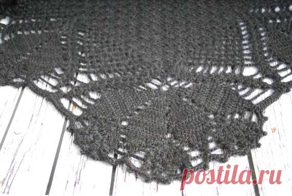 Crochet lace mohair black shawl gift for mom crochet black | Etsy