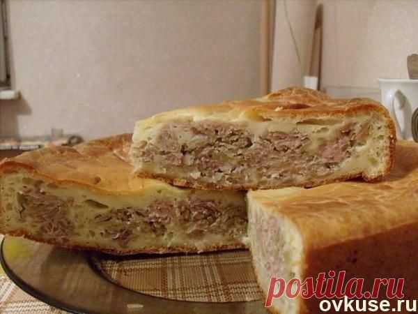 Мясной пирог заливной - Простые рецепты Овкусе.ру