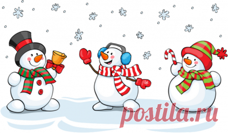 Клипарт Снеговик 9.