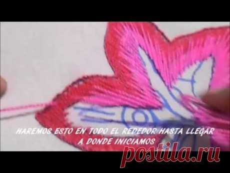PASO A PASO PUNTADA LARGA 3 TONOS