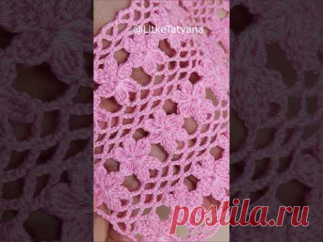 Crochet Flowers Pattern for beginners #crochet #litketatyana #knitting #вязаниекрючком  #sorts