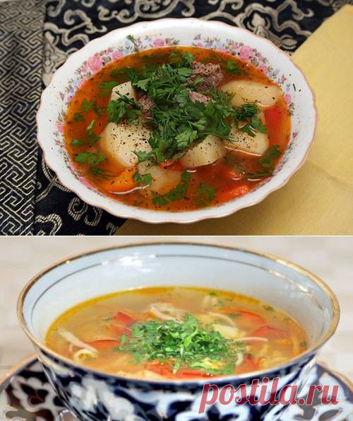 Суп «Шурпа» с курицей / Простые рецепты