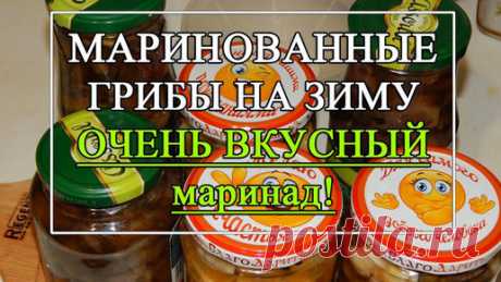 ❤️ОБАЛДЕННЫЕ ❤️маринованные грибы на зиму 🥰 ВКУСНЕЙШИЙ МАРИНАД! | Простые рецепты от Юлии | Дзен