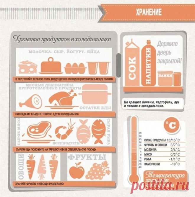 Полезная инфографика: Хозяйкам на заметку