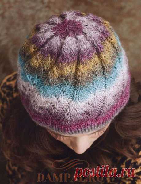 Женская вязаная шапка «Spiral Beanie» | DAMские PALьчики. ru