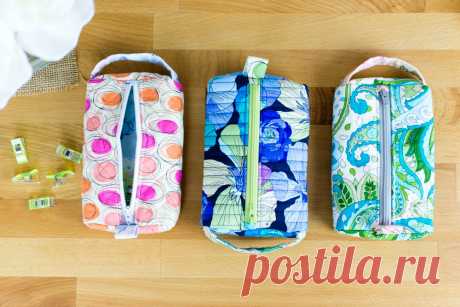 The Pillbox Pouch {free sewing pattern for a cute zipper pouch} — SewCanShe | Free Sewing Patterns and Tutorials