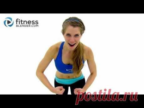 45 Minute HIIT &amp; Total body Toning Tabata Workout - High Intensity Interval Training Workout
