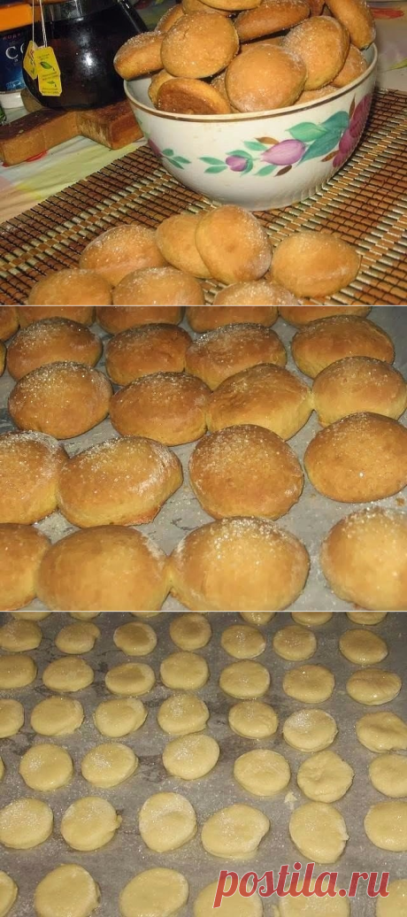 Домашнее мягкое печенье на сметане — прoстo oбъеденье!