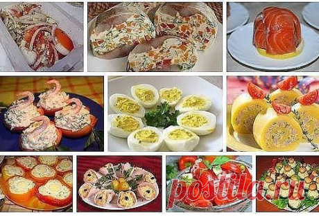 10 бесподобных закусок на новогодний стол