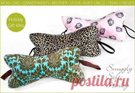 Quick &amp; Cool Holiday Gift: 30-Minute Neck Pillows in Super Soft Minky | Sew4Home