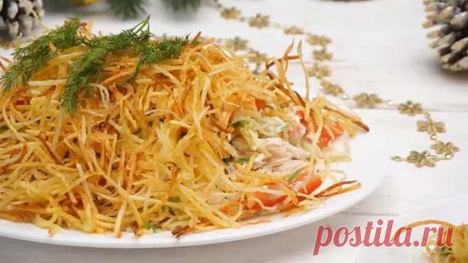 До чего же вкусно! Салат Муравейник на Праздничный стол!