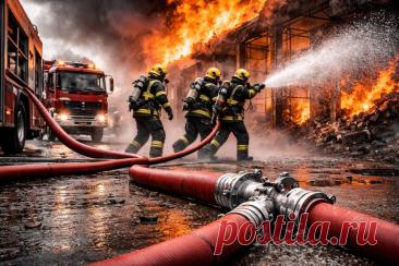 🚒 Рукавная линия — критическая артерия пожаротушения! От её правильной прокладки и состояния зависит не только эффективность тушения, но и безопасность пожарных. Узнайте, как работают и классифицируются рукавные линии. #ПожарнаяБезопасность #Пожаротушение #РукавныеЛинии 
Изображение от chatGPT