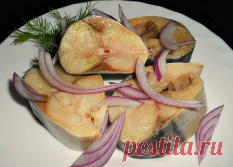 Очень аппетитная закуска - скумбрия быстрого посола