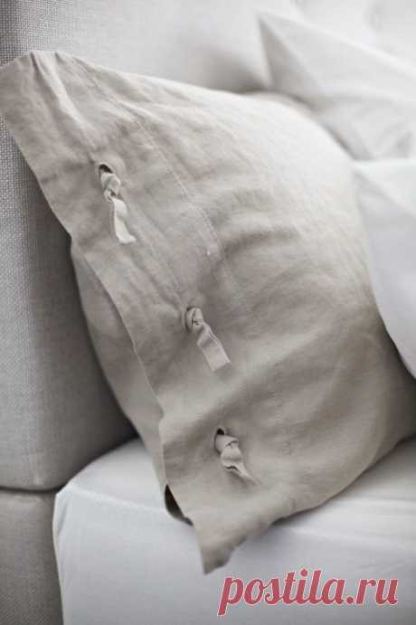 LINBLOMMA Duvet cover and pillowcase(s), natural