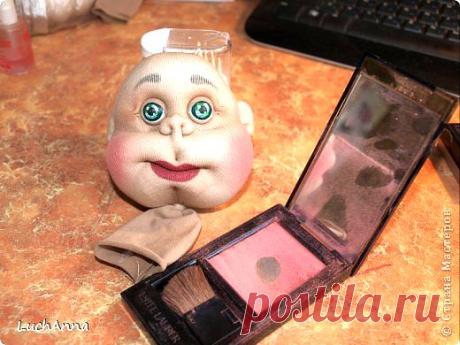 МК по созданию куклы &quot;Замарашка&quot; от LuchAnna. Часть 1 - голова..