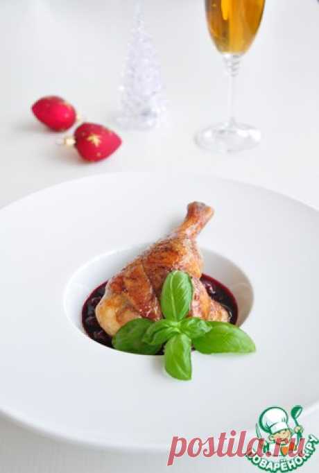 Утка в вишневом соусе - кулинарный рецепт