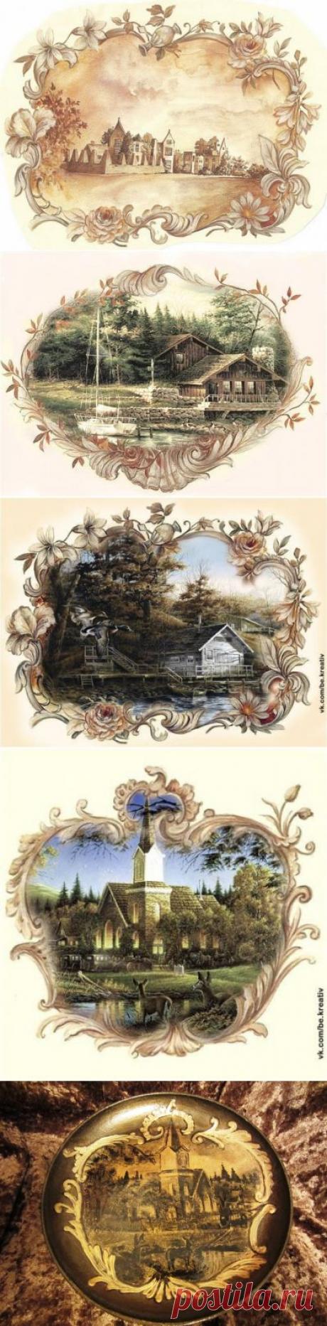 Хочу поделиться своими картинками. / Декупаж / Картинки для декупажа