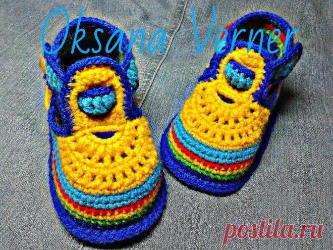 Мастер-класс по вязанию БАШМАЧКОВ от Оксаны Вернер - 2 Августа 2014 - Рукоделие своими руками - "Магия Творчества"-информационный портал.