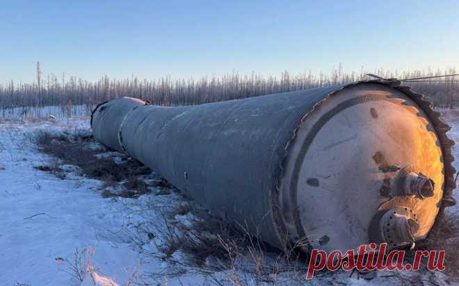 В Якутии нашли фрагмент ракеты-носителя «Союз-2-1а». Спасатели обнаружили центральный блок топливного бака ракеты-носителя «Союз-2.1а», упавший в Вилюйском районе в Якутии.