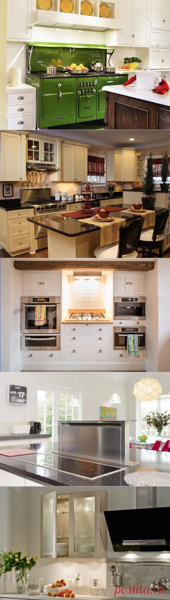 Дизайн вытяжки в интерьере кухни 68 фото