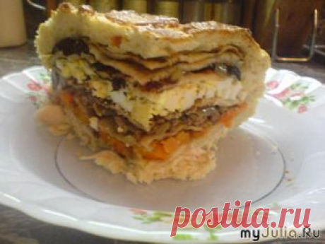 Курник от manashka.: Рецепты и кулинария - женская социальная сеть myJulia.ru