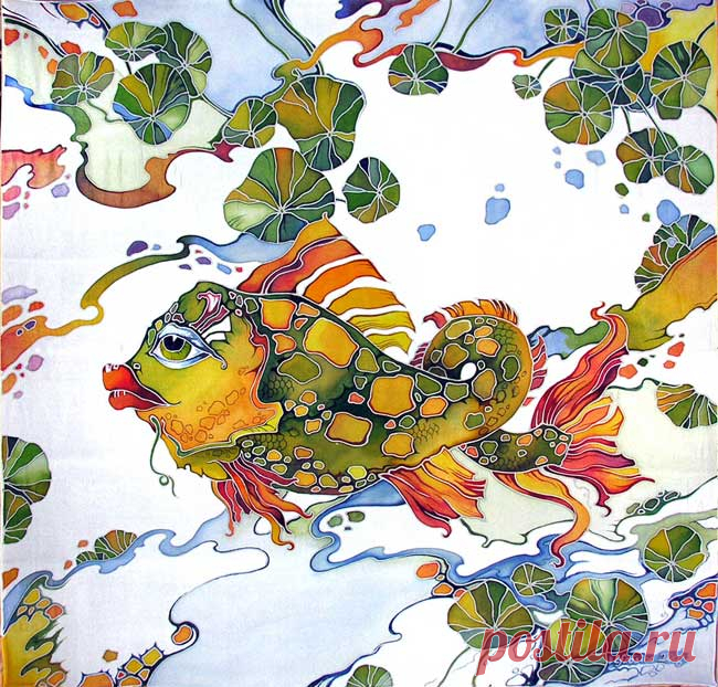 Чухлебова Мария. Батик. - Вне политики. Вне конкуренции.