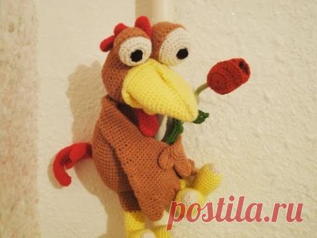 Петух Морхухн Ч-6 Cock Moorhuhn Crochet Р-6
