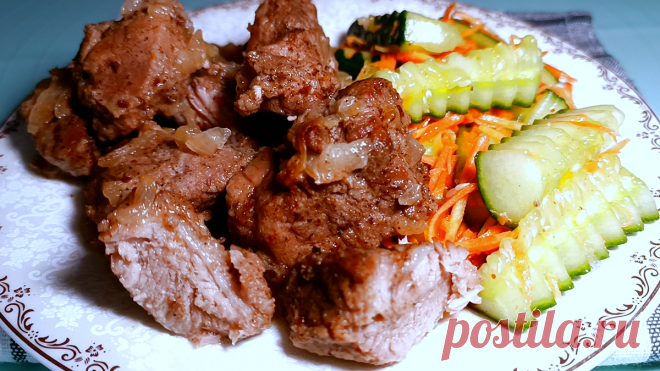 📌 Шашлык в духовке - сочный и потрясающе вкусный, не хуже, чем на мангале | Варим Жарим, рецепты | Дзен