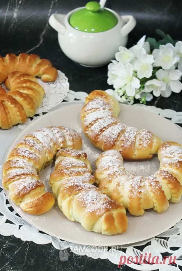 Постные булочки с джемом — рецепт с фото пошагово
