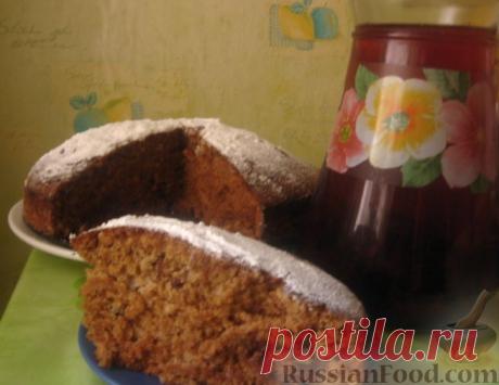 Рецепт: Постный пирог с чаем